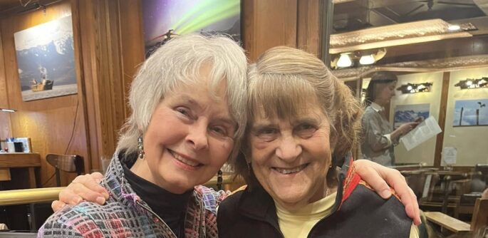 CCF Board Member Michelle Hahn and Legacy Donor Liz Senear